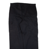 DICKIES Cargo Workwear Mens Trousers Black Relaxed Straight W36 L32