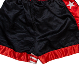 JU SPORTS Mens Sports Shorts Black Striped M W24