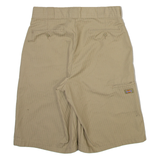 DICKIES Mens Casual Shorts Beige Relaxed Striped M W32
