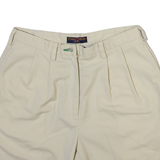 TOMMY HILFIGER Womens Casual Shorts Cream S W28