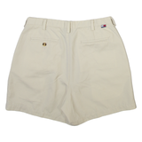 TOMMY HILFIGER Womens Casual Shorts Cream S W28