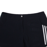 ADIDAS Womens Casual Shorts Black UK 14 W32