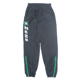 ZEUS Mens Track Pants Black Tapered M W26 L31