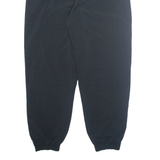 MARKA SPORT CLUBLINE Mens Track Pants Black Tapered L W32 L30