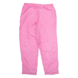 Womens Track Pants Pink Straight L W32 L29