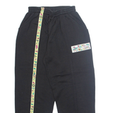 TAPS VOLANS Mens Joggers Black Tapered M W26 L30