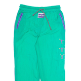 SUN-SET Mens Track Pants Green Tapered M W32 L27