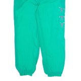 SUN-SET Mens Track Pants Green Tapered M W32 L27