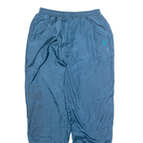 VICTORY Womens Track Pants Blue Tapered XL W28 L29