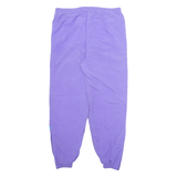 GOLDEN CUP Womens Track Pants Purple Tapered L W36 L31