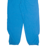 Mens Track Pants Blue Tapered XL W34 L32