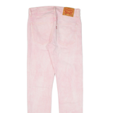 LEVI'S 512 Jeans Womens Pink Slim Tapered W31 L32
