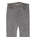 LEVI'S 501 Jeans Mens Grey Regular Straight W36 L26