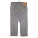 LEVI'S 501 Jeans Mens Grey Regular Straight W36 L26