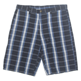 DICKIES Mens Chino Shorts Blue Check L W36
