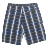 DICKIES Mens Chino Shorts Blue Check L W36