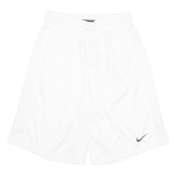 NIKE Mens Sports Shorts White Relaxed M W28