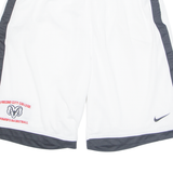 NIKE BASKETBALL Fresno City College Womens Mens Sports Shorts White M W28