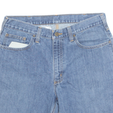 CARHARTT Cut Off Carpenter Style Denim Mens Workwear Shorts Blue M W34
