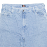 DICKIES Cut Off Denim Mens Workwear Shorts Blue XL W38