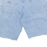 DICKIES Cut Off Denim Mens Workwear Shorts Blue XL W38