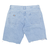 DICKIES Cut Off Denim Mens Workwear Shorts Blue XL W38