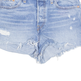 LEVI'S Cut Off Womens Denim Shorts Blue M W29