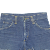 LEE Cut Off Womens Denim Shorts Blue 90s S W28