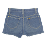 LEE Cut Off Womens Denim Shorts Blue 90s S W28