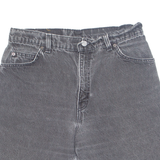 LEVI'S Orange Tab High Waist Womens Denim Shorts Black L W32