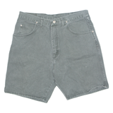 WRANGLER Mens Denim Shorts Grey L W36