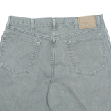 WRANGLER Mens Denim Shorts Grey L W36