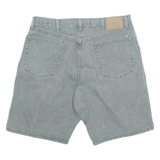 WRANGLER Mens Denim Shorts Grey L W36