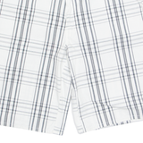 DICKIES Mens Chino Shorts White Check XL W37