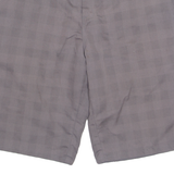 DICKIES Mens Chino Shorts Grey Check M W34