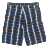 DICKIES Mens Chino Shorts Black Check L W36