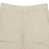 DICKIES FLEX Mens Workwear Shorts Beige L W36