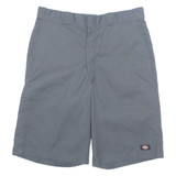 DICKIES Loose Fit Mens Workwear Shorts Grey L W35
