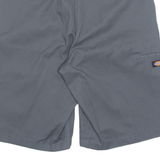DICKIES Loose Fit Mens Workwear Shorts Grey L W35