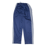 ADIDAS Mens Track Pants Blue Straight L W26 L28