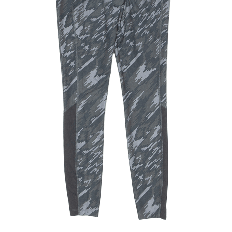 NIKE Camouflage Activewear Womens Leggings Grey Skinny XS W22 L27