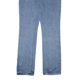 GUESS Weekend Distressed Womens Jeans Blue Regular Straight Stone Wash W32 L34