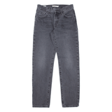 LEVI'S Middy BIG E Womens Jeans Grey Regular Straight W25 L31