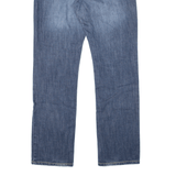 TEDDY'S Womens Jeans Blue Regular Straight Stone Wash W30 L32