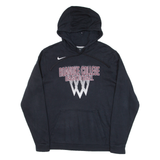 NIKE Roanoke College Basketball Mens Black Hoodie USA M
