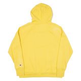 CHAMPION Mens Yellow Hoodie L