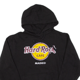 HARD ROCK CAFE Madrid Mens Black Hoodie M