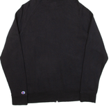 CHAMPION Mens Black Hoodie Full Zip M