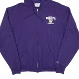 CHAMPION Washington Huskies Mens Purple Hoodie USA M