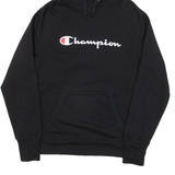 CHAMPION Mens Black Hoodie M